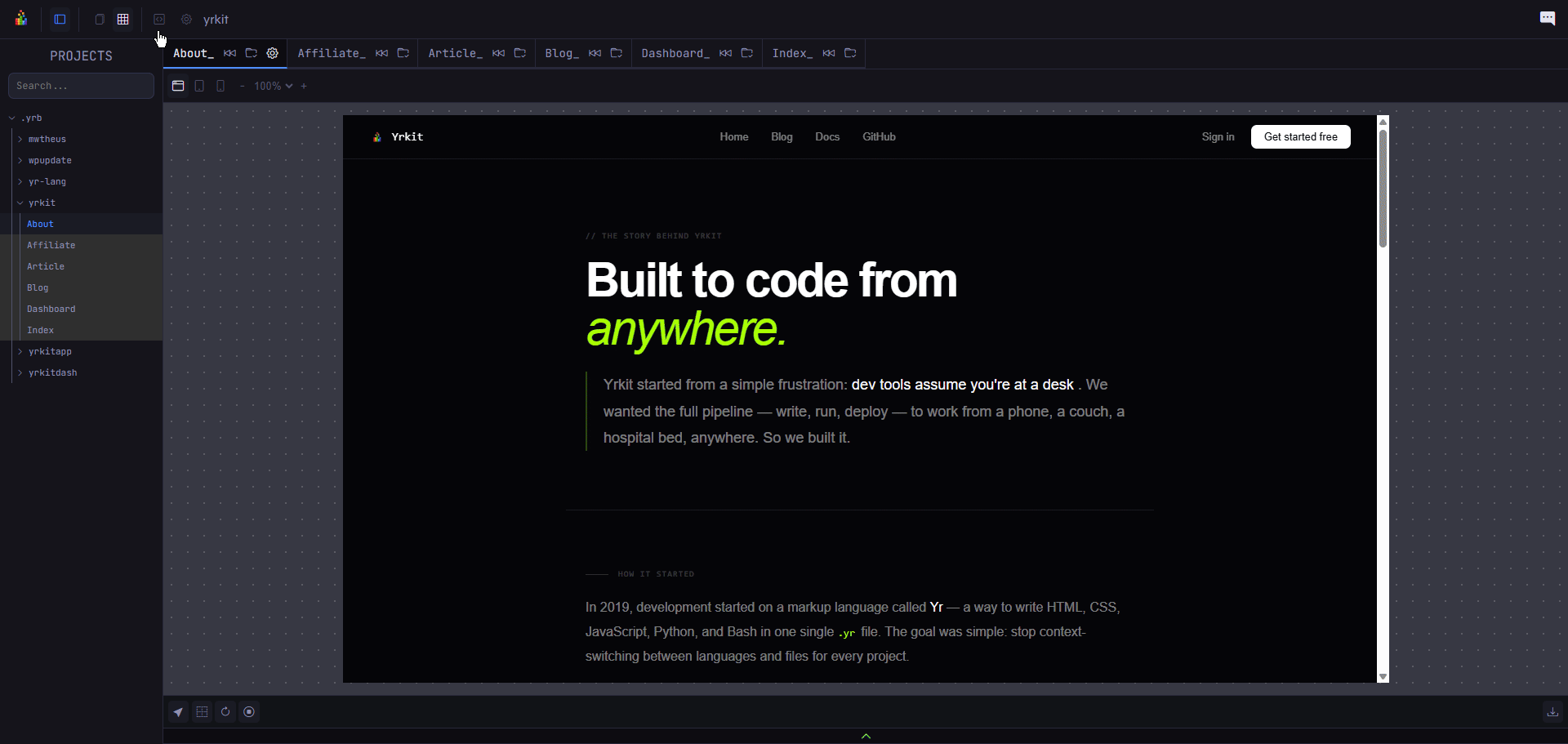 AI Copilot with project context
